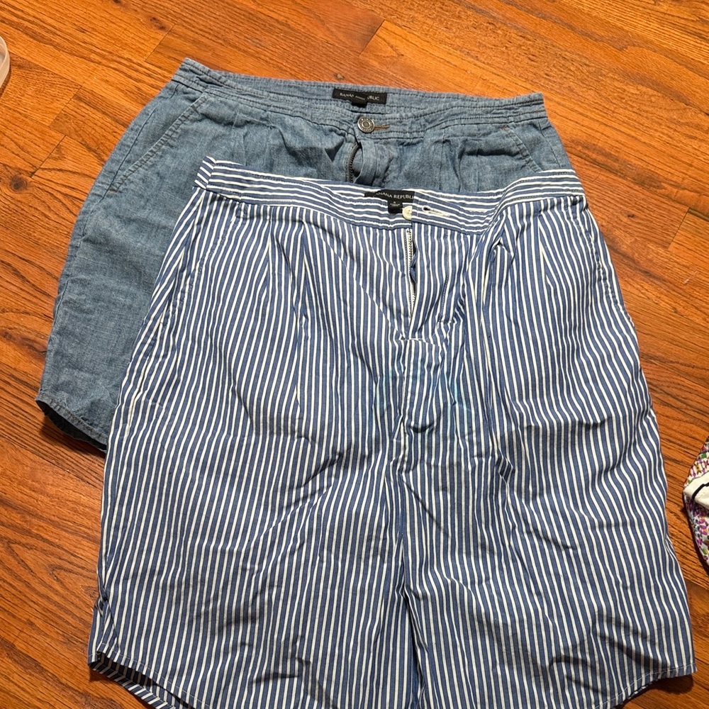 Banana republic Blue and Gray skirt set size 4